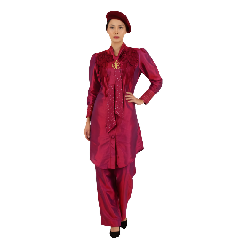 Red Pantsuit