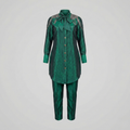 Fatima Farzana Emerald Forest couture dress